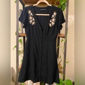 Abercrombie & Fitch Mini Black Dress Size: Small